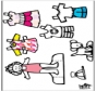 Anziehpuppe und Kleider 3