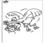 Baby und Weißstorch