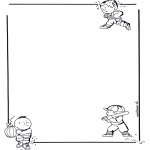 Malvorlagen Basteln - Briefpapier Kinder