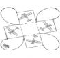 Geschenk Schächtelchen - Flugzeug