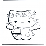 Ausmalbilder Comicfigure - Hello Kitty