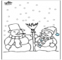 Malvorlagen schneemann 4