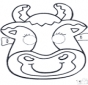 Maske Kuh