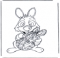 Osterhase mit Ei