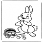 Osterhase mit Eier 1