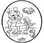 Osterhase Stechkarte 1