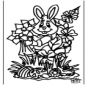 Osterhase Window Color