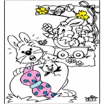 Ausmalbilder Themen - Ostern 13