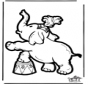 Stechkarte Elephant
