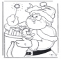 Weihnachtsmann mit Stab