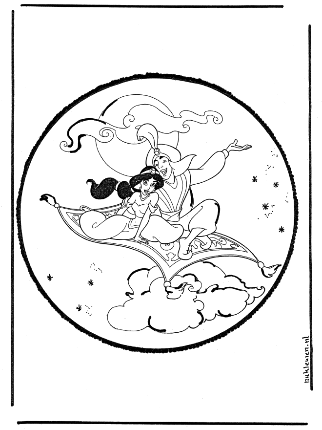 Aladin - Basteln Comicfiguren