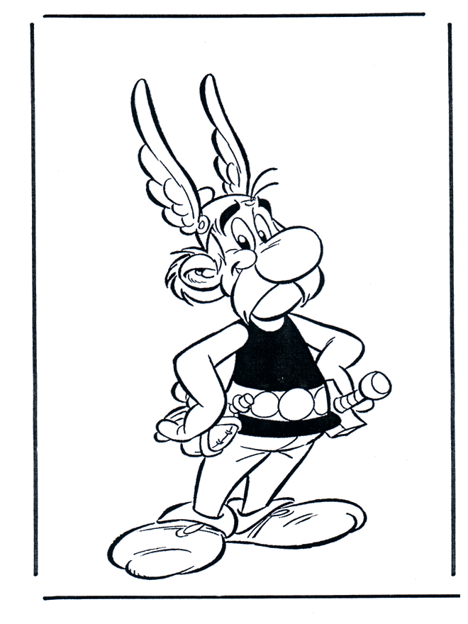 Asterix 2 - Ausmalbilder Asterix