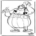 Ausmalbilder Comicfigure - Asterix 3