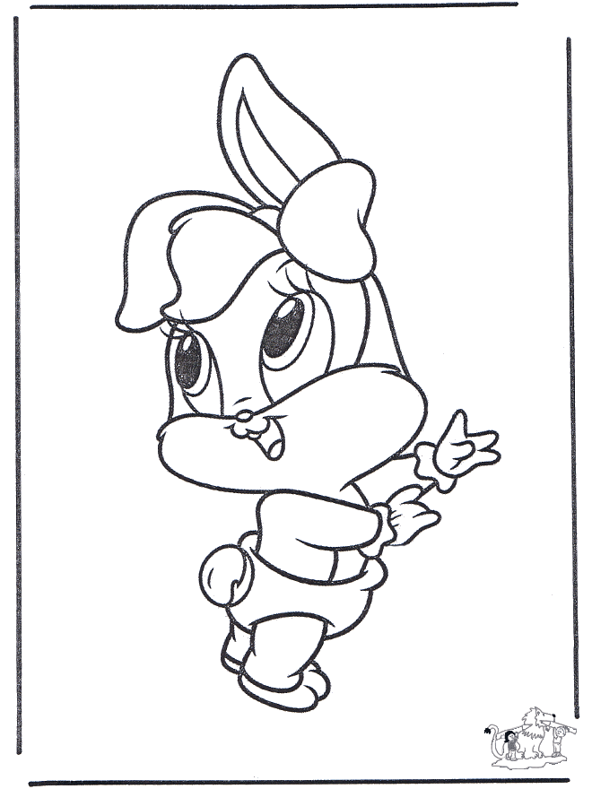 Baby Bugs Bunny - Malvorlagen Nagetiere