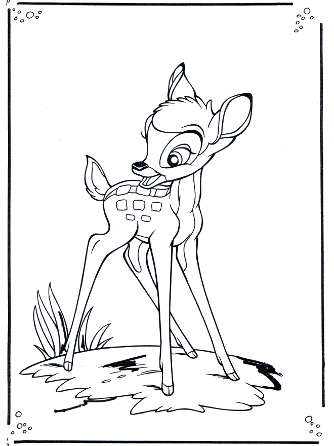 bambi 2  bambi ausmalbilder