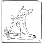 Ausmalbilder Comicfigure - Bambi 2
