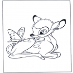 Ausmalbilder Comicfigure - Bambi ausmalbilder