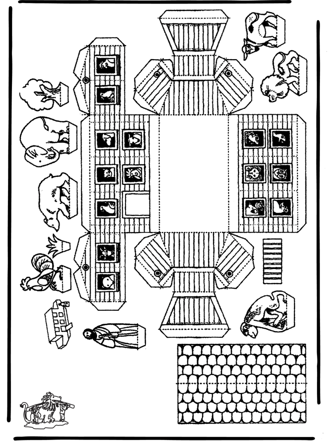 Basteln Arche - Basteln Bibel