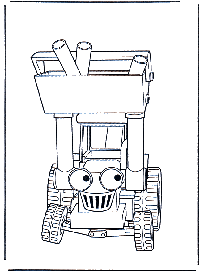 Bob's Radlader - Malvorlagen  Bob der Baumeister
