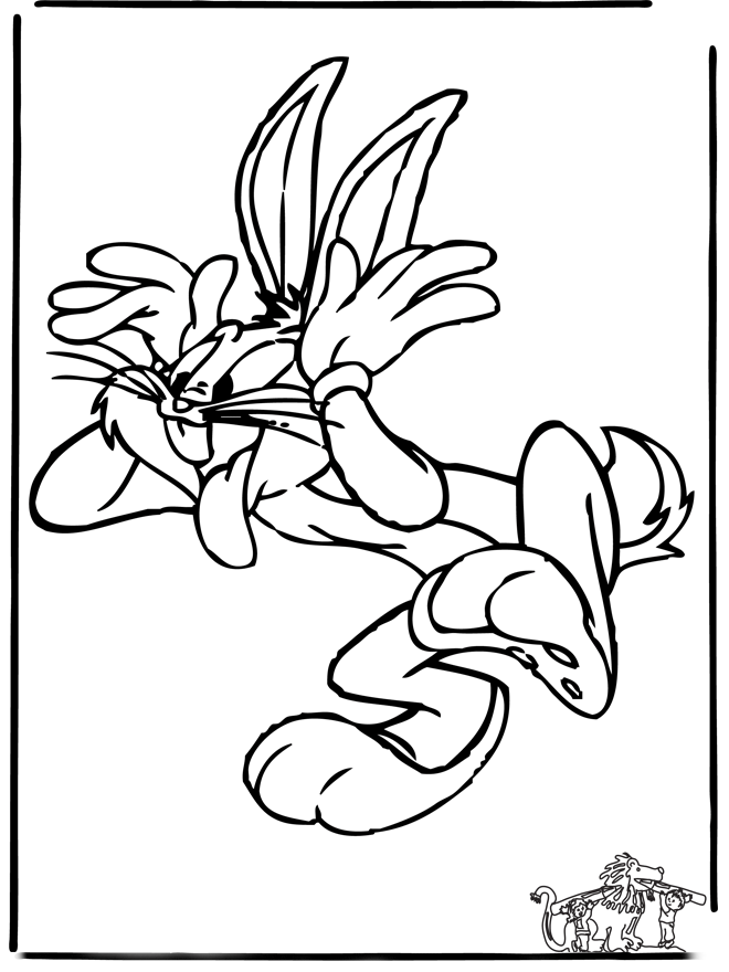 Bugs Bunny - Malvorlagen Looney Tunes