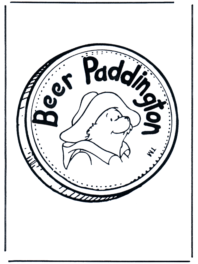 Button Paddington - Malvorlagen Bärchen Paddington
