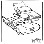 Ausmalbilder Comicfigure - Cars 5