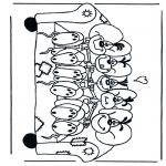 Ausmalbilder Comicfigure - Diddle 8