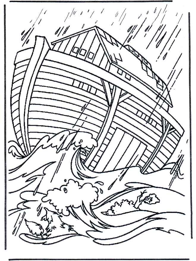 die Arche Noah 2 - Malvorlagen Altes Testament