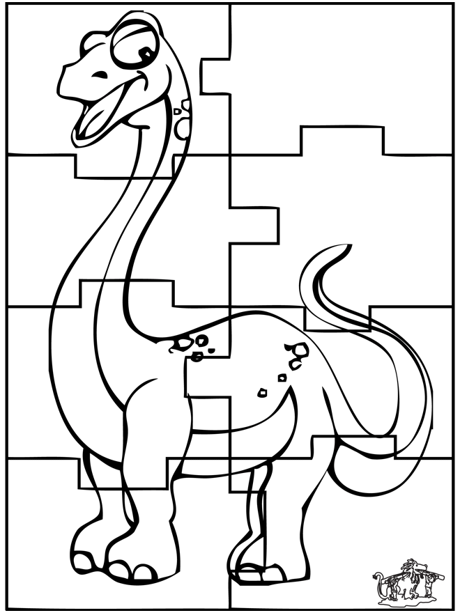 dino puzzle  malvorlagen drachen und dinisaurier