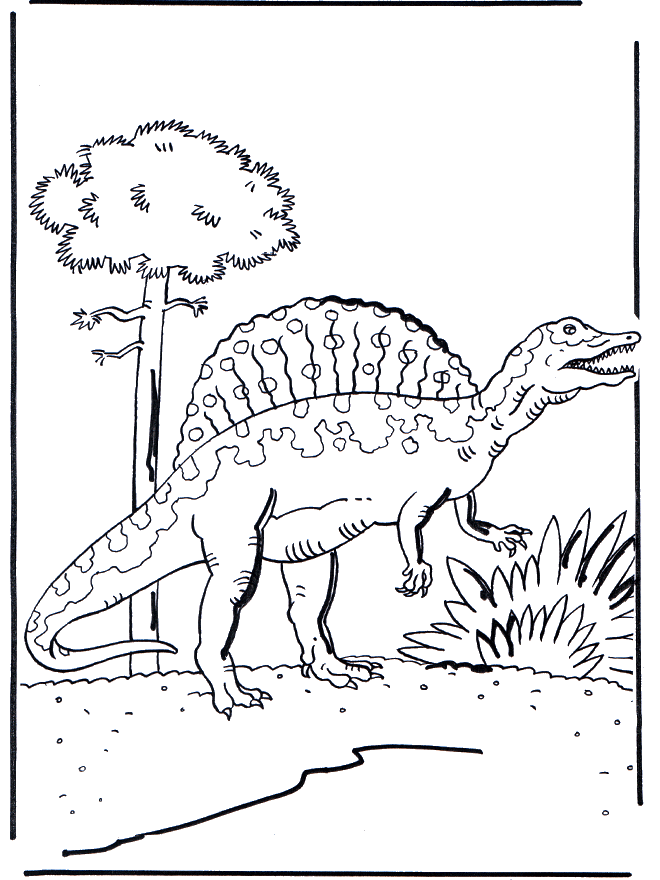 Dinosaurier 5 - Malvorlagen Drachen und Dinisaurier