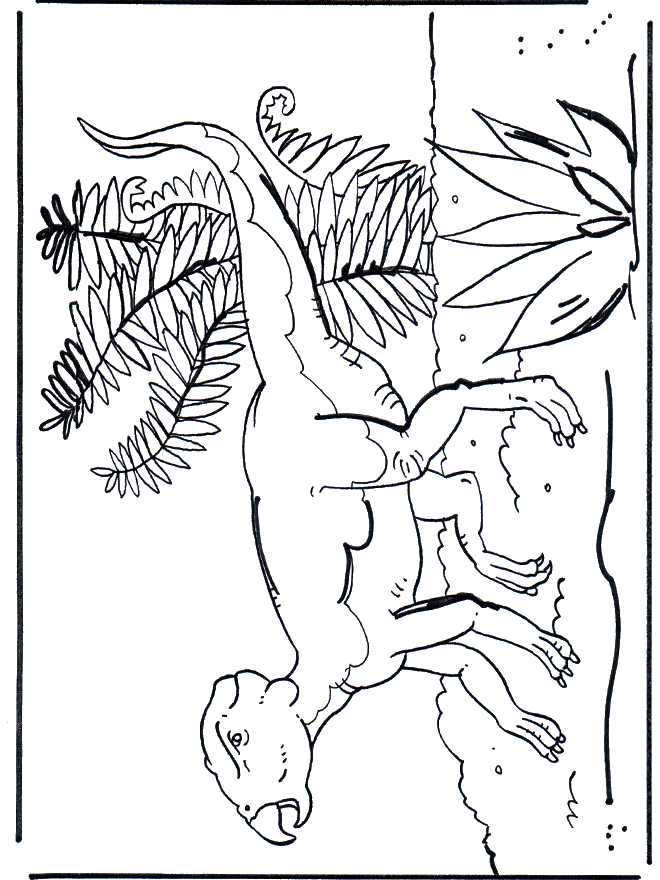 Dinosaurier 7 - Malvorlagen Drachen und Dinisaurier