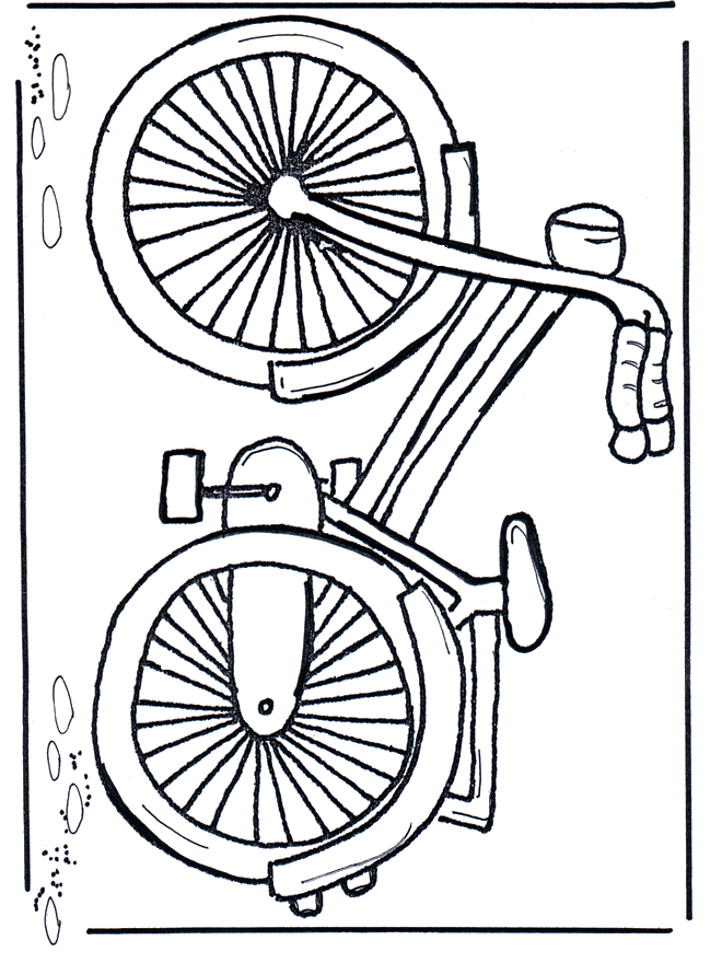 Fahrrad 1 Ausmalbilder Übriges