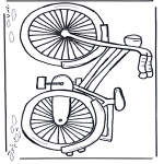 Allerhand Ausmalbilder - Fahrrad 1