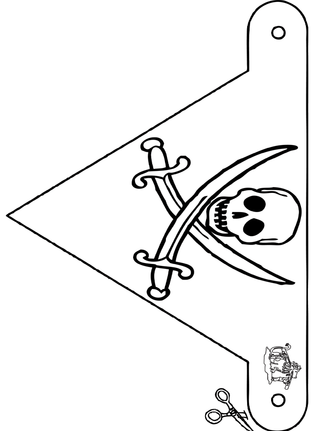 Fänchen Pirat