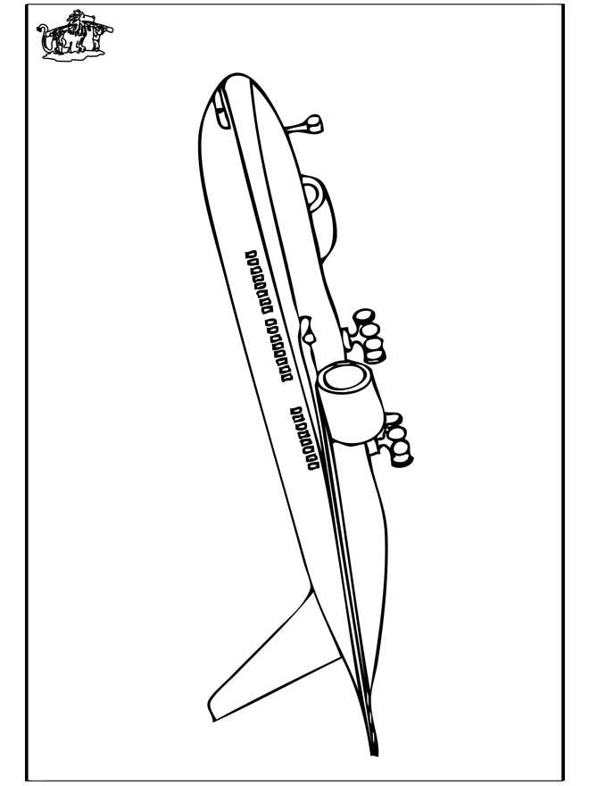 Flugzeug 5 - Malvorlagen Flugzeuge