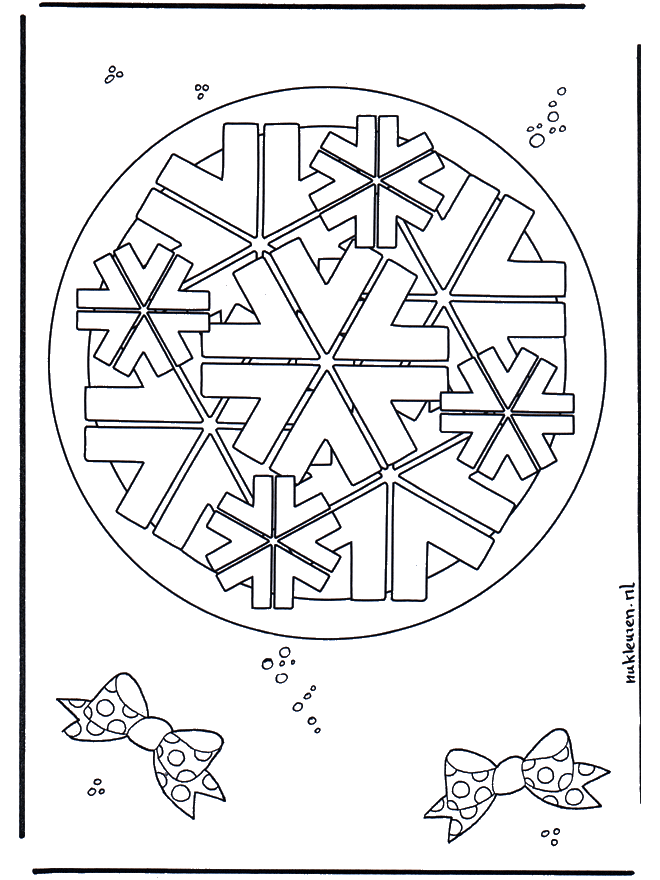 Geomandala 8 - Ausmalbilder Geomandalas