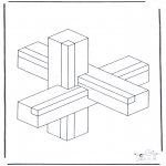 Allerhand Ausmalbilder - Geometrische Formen 1