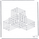 Allerhand Ausmalbilder - Geometrische Formen 9