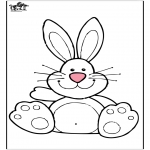 Ausmalbilder Tiere - Hase