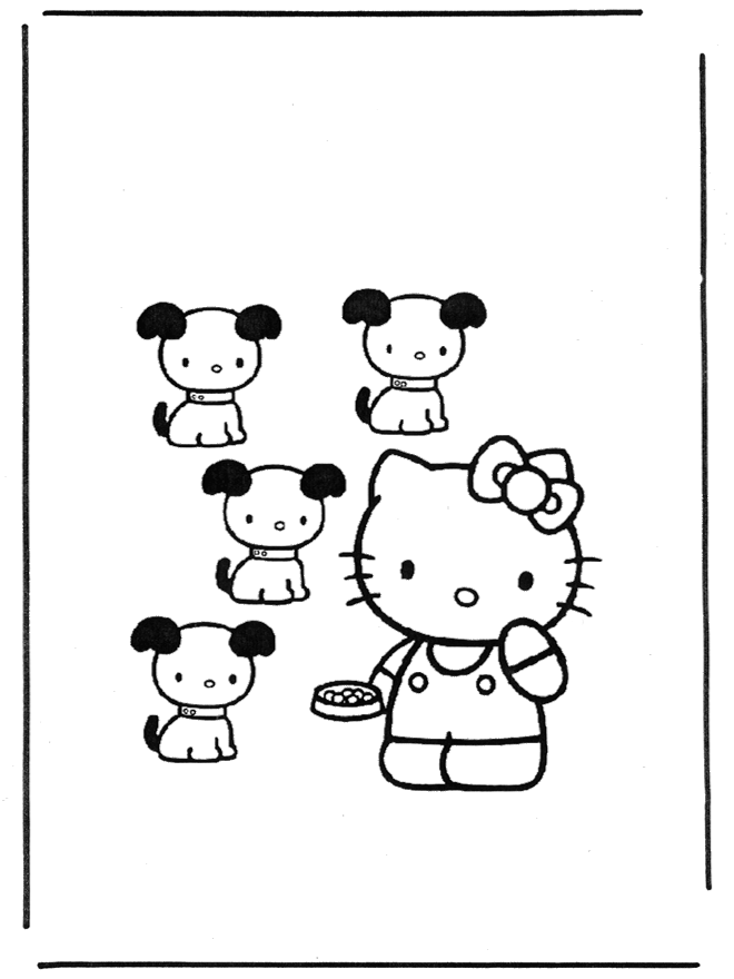 Hello Kitty 12 - Hello Kitty Ausmalbilder