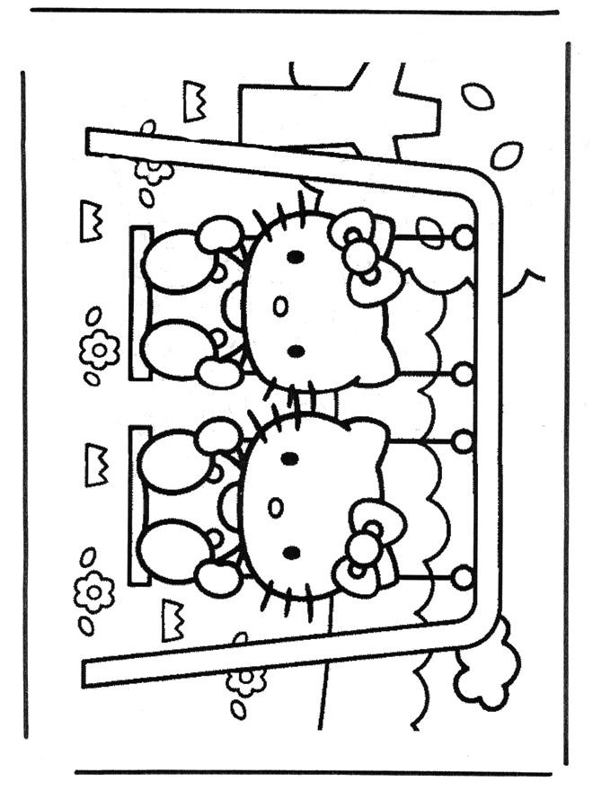 Hello Kitty 15 - Hello Kitty Ausmalbilder