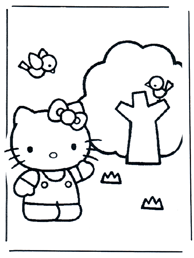 Hello Kitty 19 - Hello Kitty Ausmalbilder