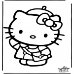 Ausmalbilder Comicfigure - Hello Kitty 21