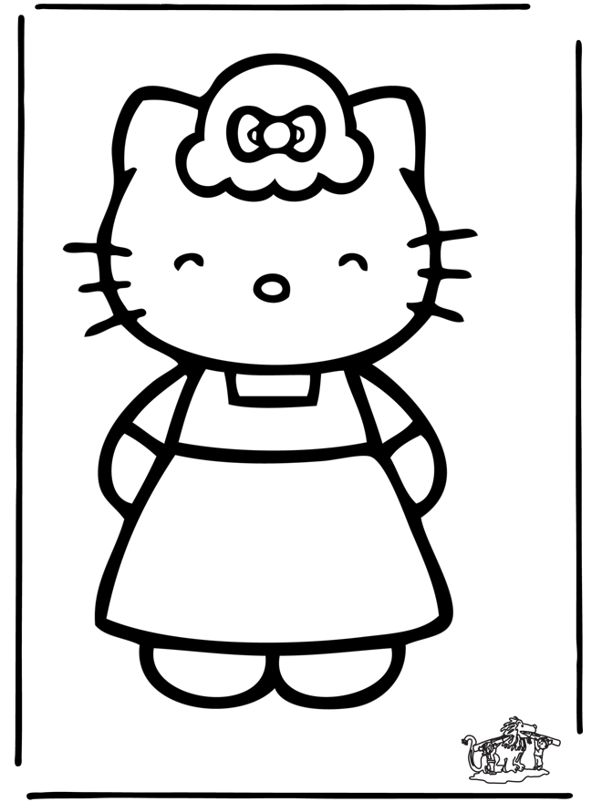 Hello Kitty 23 - Hello Kitty Ausmalbilder