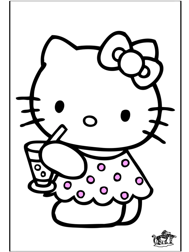 Hello Kitty 26 - Hello Kitty Ausmalbilder