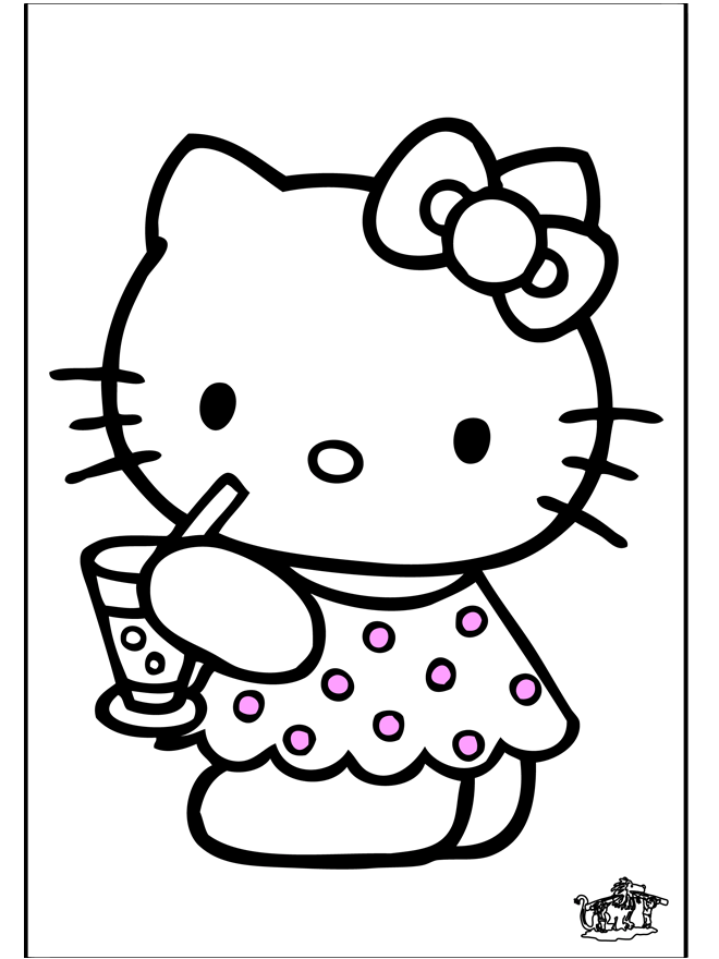 Hello Kitty 28 - Hello Kitty Ausmalbilder