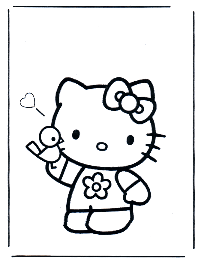 Hello Kitty 3 - Hello Kitty Ausmalbilder