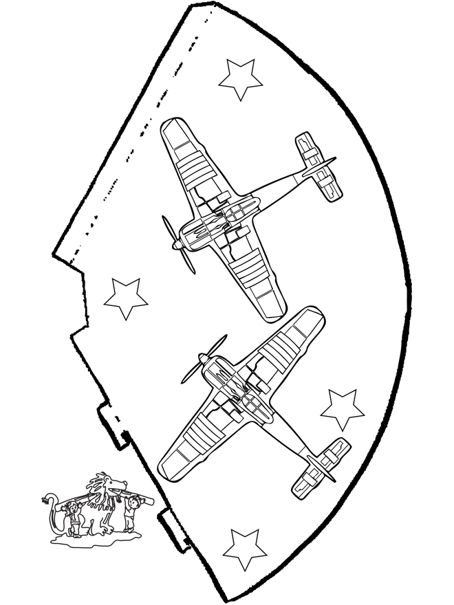 Hut - Flugzeug - Basteln Hüte