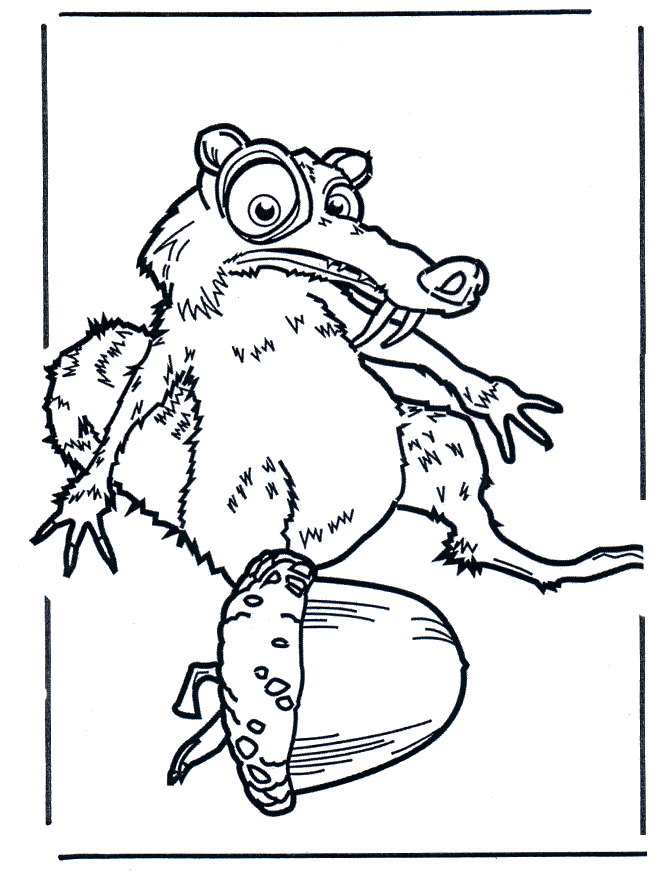 Ice Age 4 Coloring Pages