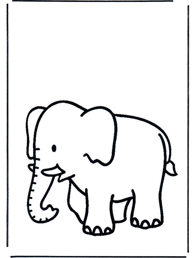 Kinder Elefant Ausmalbilder tiere